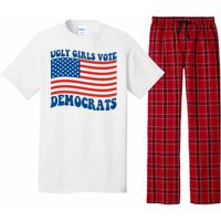 Ugly Girls Vote Democrats Usa Flag Pajama Set