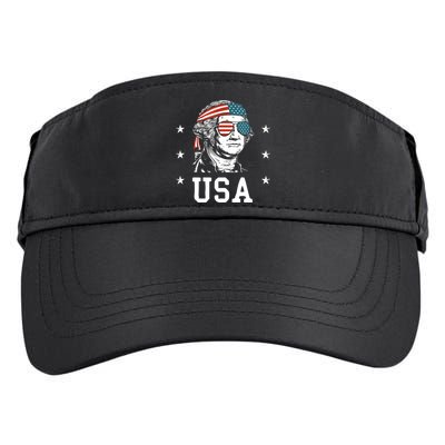 USA Gift Women Men Kids Patriotic American Flag July 4th Adult Drive Performance Visor
