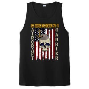 Uss George Washington Cvngift73 Veterans Day Dad Son Gift PosiCharge Competitor Tank