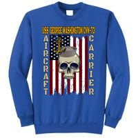 Uss George Washington Cvngift73 Veterans Day Dad Son Gift Sweatshirt