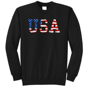 USA Gift Women Men Kids Patriotic American Flag July 4th Sweatshirt