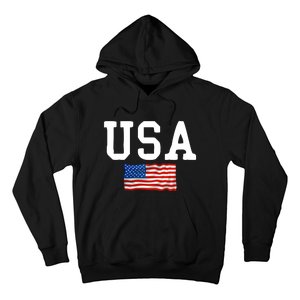 USA Gift Women Men Kids Patriotic American Flag July 4th Hoodie