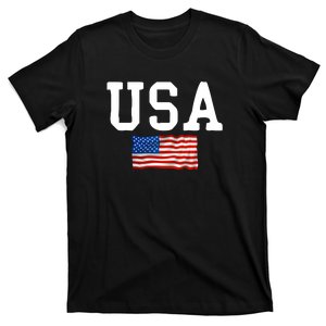 USA Gift Women Men Kids Patriotic American Flag July 4th T-Shirt