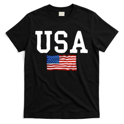 USA Gift Women Men Kids Patriotic American Flag July 4th T-Shirt