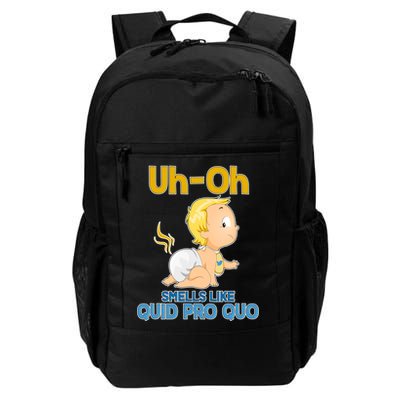 Uh-Oh Smells Like Quid Pro Quo Backpack
