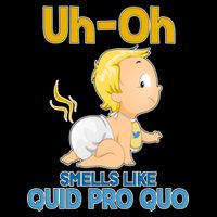 Uh-Oh Smells Like Quid Pro Quo 7-Panel Snapback Hat