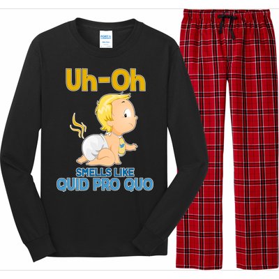 Uh-Oh Smells Like Quid Pro Quo Long Sleeve Pajama Set