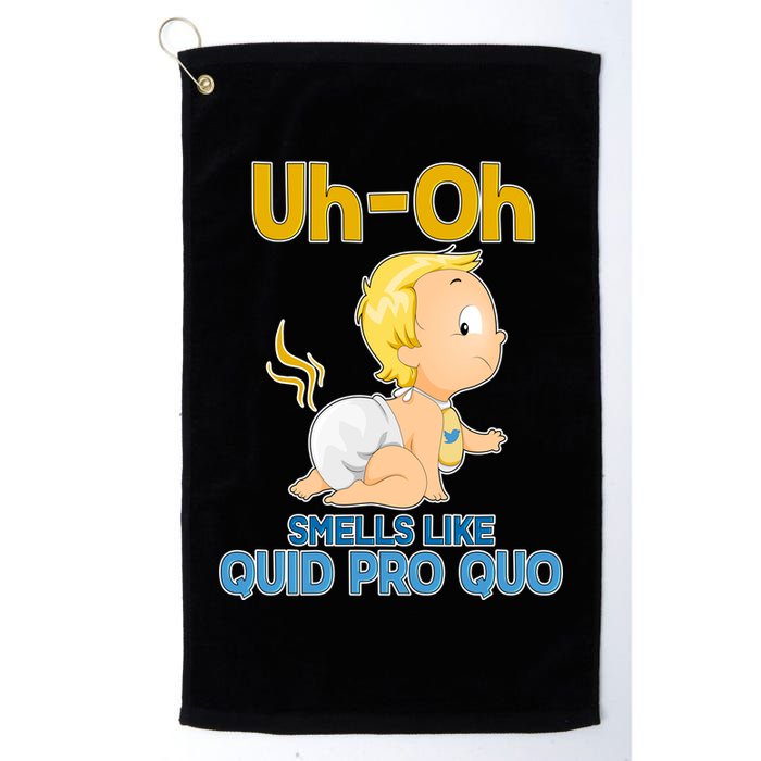 Uh-Oh Smells Like Quid Pro Quo Golf Towel