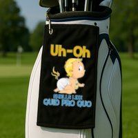 Uh-Oh Smells Like Quid Pro Quo Golf Towel