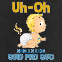 Uh-Oh Smells Like Quid Pro Quo Golf Towel