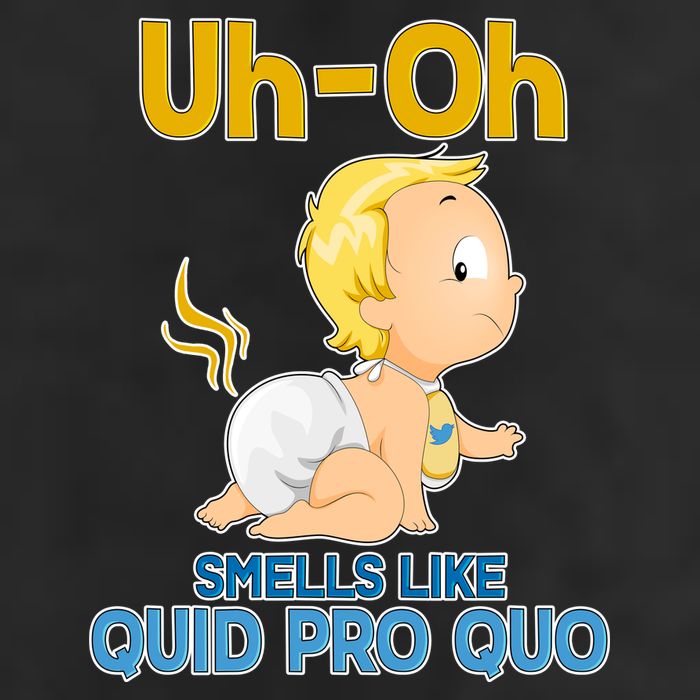 Uh-Oh Smells Like Quid Pro Quo Golf Towel