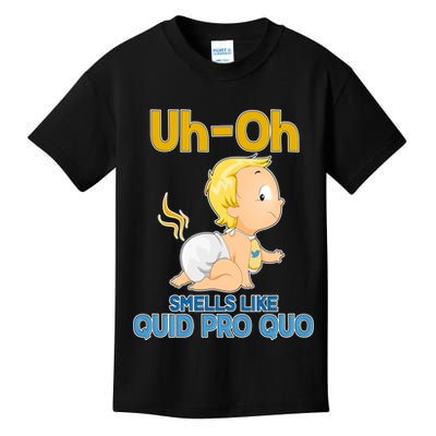 Uh-Oh Smells Like Quid Pro Quo Kids T-Shirt