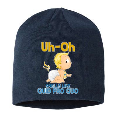 Uh-Oh Smells Like Quid Pro Quo Sustainable Beanie