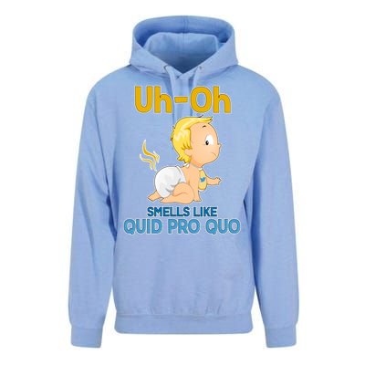 Uh-Oh Smells Like Quid Pro Quo Unisex Surf Hoodie