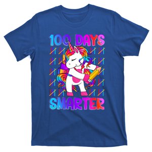 Unicorn Happy 100 Days Of School Smarter Brighter Tie Dye Meaningful Gift T-Shirt