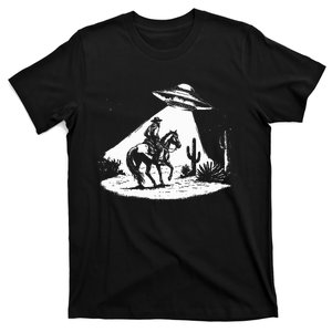 Ufo Howdy Alien Cowboy Halloween Costume Ufo Western T-Shirt