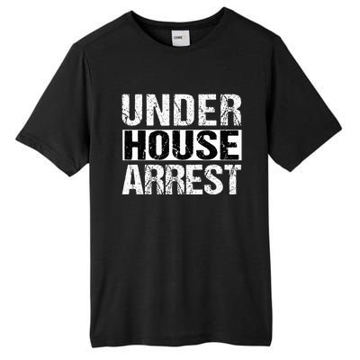 Under House Arrest Bail Jail Parody Tall Fusion ChromaSoft Performance T-Shirt