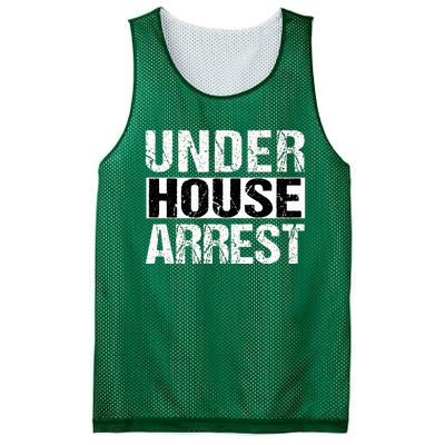 Under House Arrest Bail Jail Parody Mesh Reversible Basketball Jersey Tank