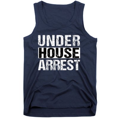 Under House Arrest Bail Jail Parody Tank Top