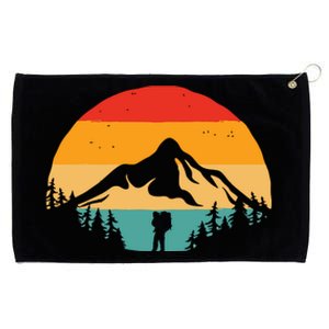 Unplug. Hiking Apparel Hiker Hiking Grommeted Golf Towel