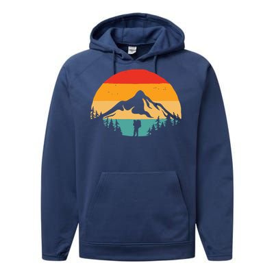 Unplug. Hiking Apparel Hiker Hiking Performance Fleece Hoodie