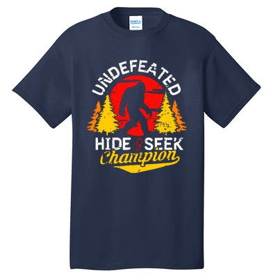 Undefeated Hide And Seek Champion Tall T-Shirt