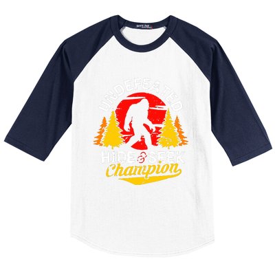 Undefeated Hide And Seek Champion Baseball Sleeve Shirt