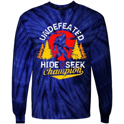 Undefeated Hide And Seek Champion Tie-Dye Long Sleeve Shirt