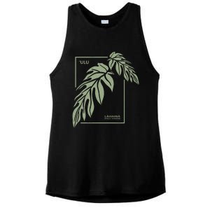 Ulu Hawaiian Breadfruit Ladies PosiCharge Tri-Blend Wicking Tank