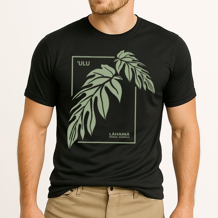 Ulu Hawaiian Breadfruit Cooling Performance Crew T-Shirt