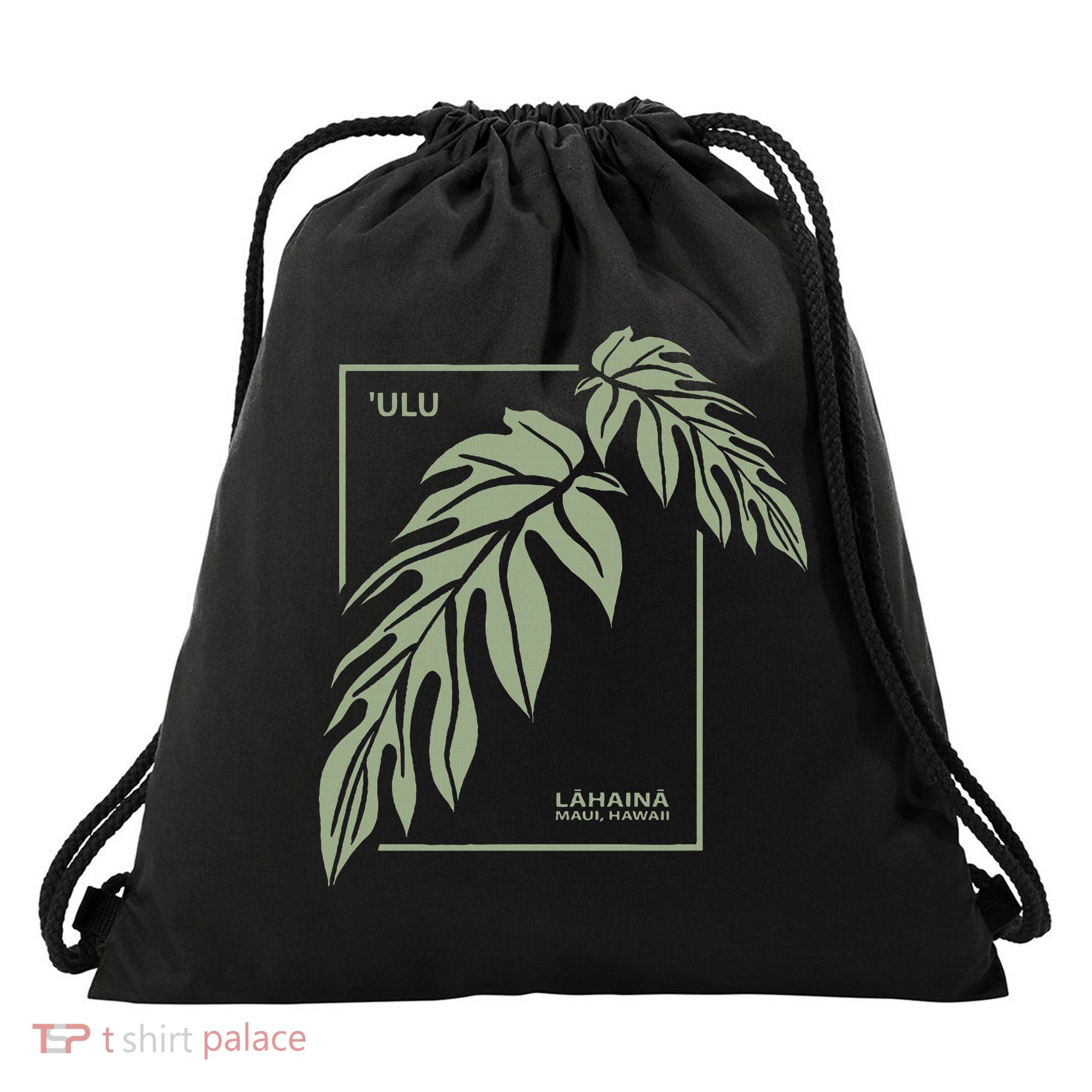 Ulu Hawaiian Breadfruit Drawstring Bag