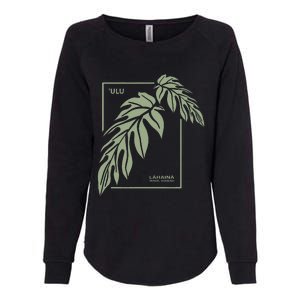 Ulu Hawaiian Breadfruit Womens California Wash Sweatshirt