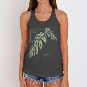 Ulu Hawaiian Breadfruit Women's Knotted Racerback Tank