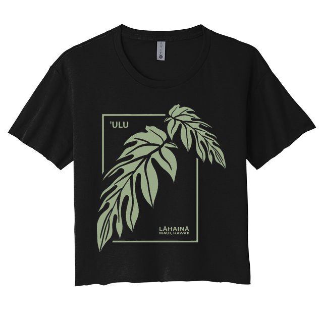 Ulu Hawaiian Breadfruit Crop Top