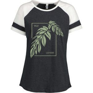 Ulu Hawaiian Breadfruit Enza Ladies Jersey Colorblock Tee