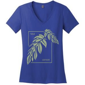 Ulu Hawaiian Breadfruit Women's V-Neck T-Shirt