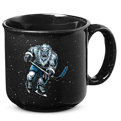 Utah Hockey Born To Play Hockey Gift 15oz Campfire Ceramic Mug