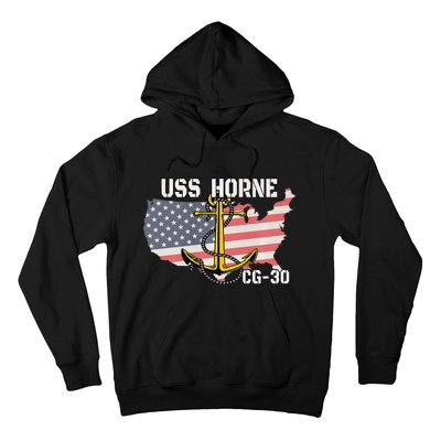 USS Horne CG30 Cruiser Veterans Day Son Father Grandpa Dad Hoodie