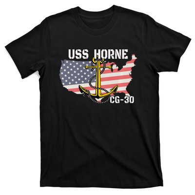 USS Horne CG30 Cruiser Veterans Day Son Father Grandpa Dad T-Shirt