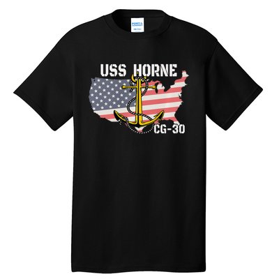 USS Horne CG30 Cruiser Veterans Day Son Father Grandpa Dad Tall T-Shirt