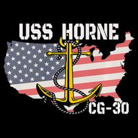 USS Horne CG30 Cruiser Veterans Day Son Father Grandpa Dad 16 in Basic Backpack