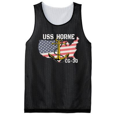 USS Horne CG30 Cruiser Veterans Day Son Father Grandpa Dad Mesh Reversible Basketball Jersey Tank