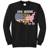 USS Horne CG30 Cruiser Veterans Day Son Father Grandpa Dad Tall Sweatshirt