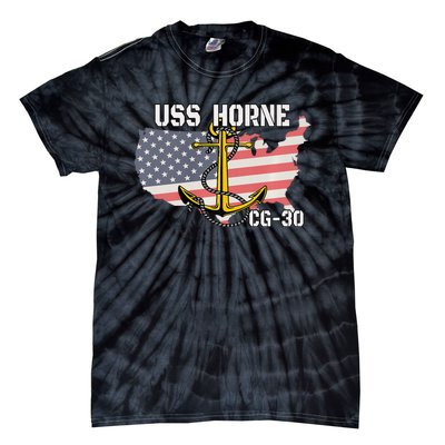 USS Horne CG30 Cruiser Veterans Day Son Father Grandpa Dad Tie-Dye T-Shirt