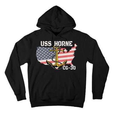 USS Horne CG30 Cruiser Veterans Day Son Father Grandpa Dad Tall Hoodie