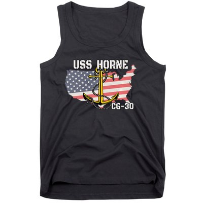 USS Horne CG30 Cruiser Veterans Day Son Father Grandpa Dad Tank Top