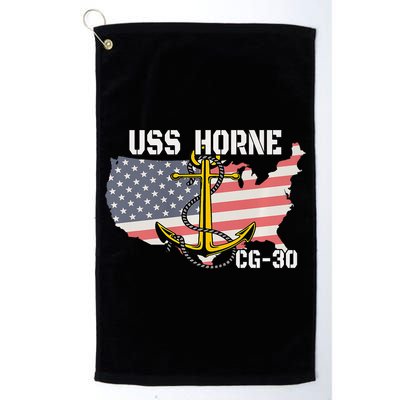 USS Horne CG30 Cruiser Veterans Day Son Father Grandpa Dad Golf Towel
