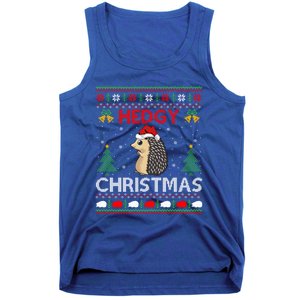 Ugly Hedgehog Christmas Hedgy Christmas Hedgehog Gift Tank Top