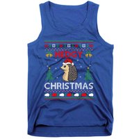 Ugly Hedgehog Christmas Hedgy Christmas Hedgehog Gift Tank Top