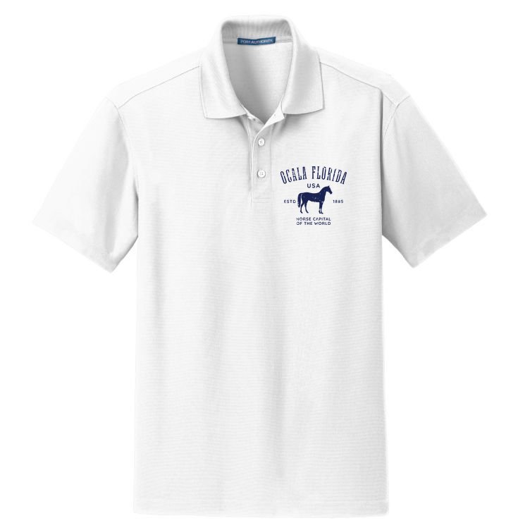 USA Horse Capital Distressed Equestrian Design Dry Zone Grid Polo